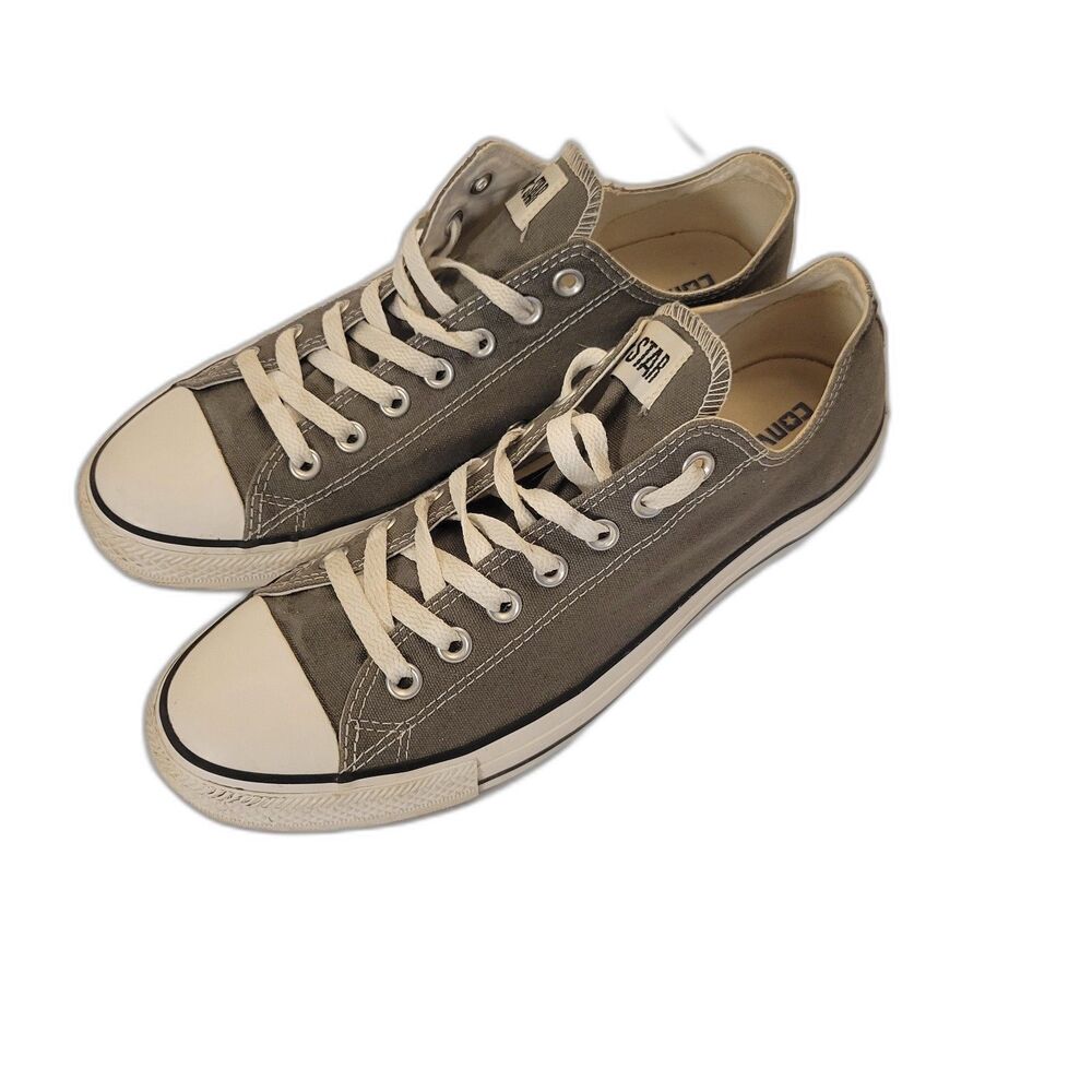 Converse Chuck Taylor All Star Low Top Sneakers Charcoal Grey Men's 10/Women's12